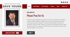 Desktop Screenshot of evangelistdaveyoung.com